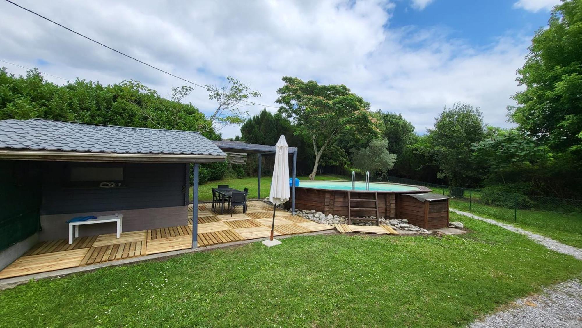Maison 3 Chambres Avec Piscine Josse Exteriér fotografie